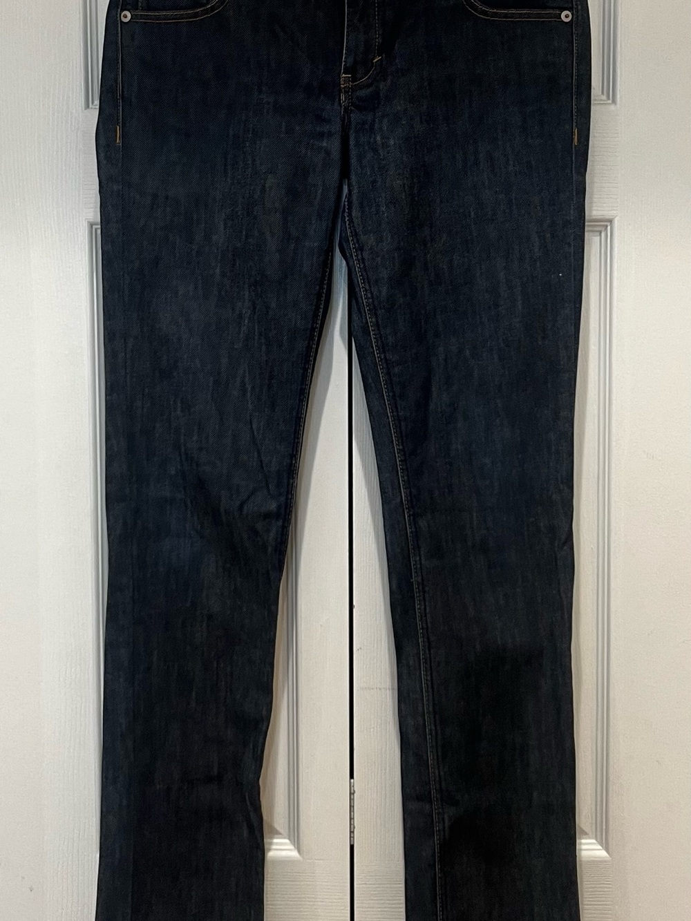Armani Exchange Women's Dark Indigo Straight Leg Jeans